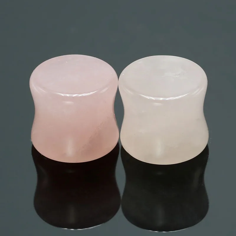 2 шт каменные ушные затычки тоннели 6 мм-16 мм ушные расширители растяжители конусные пирсинг ювелирные изделия смешанные цвета анти-аллергические