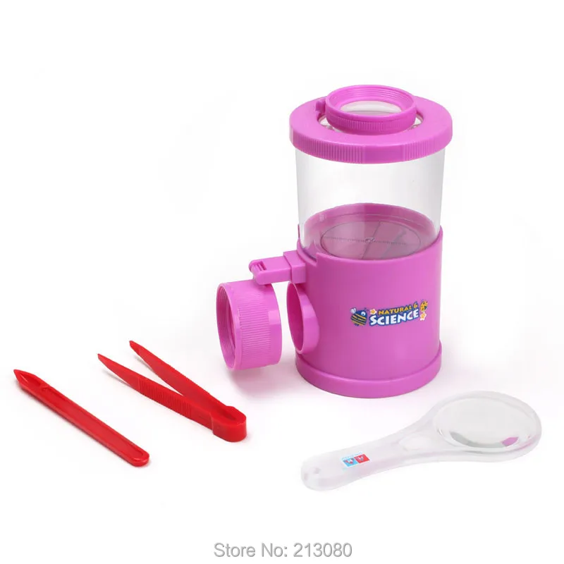 Educational Insect Magnifying Cup Child Kids Learn Grow Toy Student Science Experiment Teaching Prop (6)