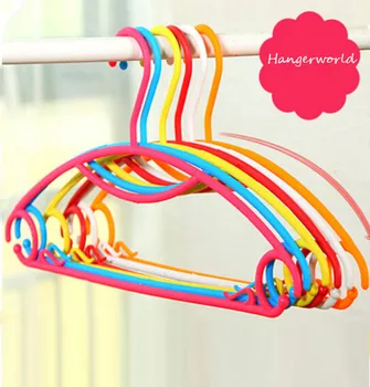 

Rainbow Multifunction Plastic hanger for Clothes / 8Colors/ 100% High Quality Ensure (2sets/ Lot)