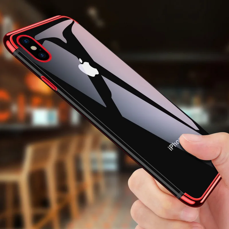 iphone 12 pro case Electroplated Case For iPhone 11 Pro 7 8 6 6s s Plus 12 13 Transparent Soft Silicone Plating Cover For iPhone X XR XS Max Shell best case for iphone 12 pro