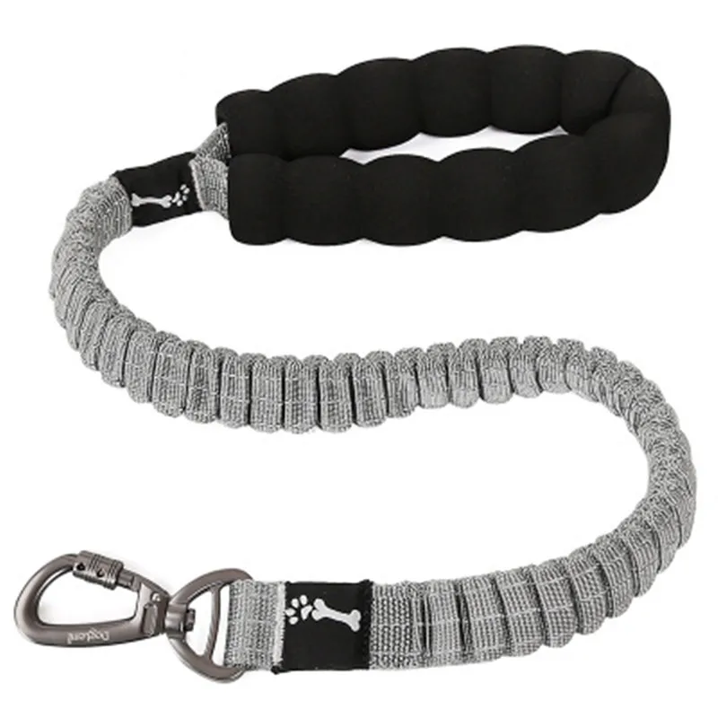 

Dog Leash with Highly Reflective Threads and Bungee Buffer Leash for Medium and Large Dogs Perfect for Walking Running 23 JunT6
