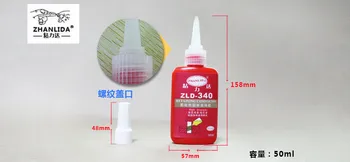 

ZHANLIDA ZLD-340 Anaerobic adhesive Metal screw Lock Screw glue Thread Seal up Anti rust Removable Thixotropy high strength