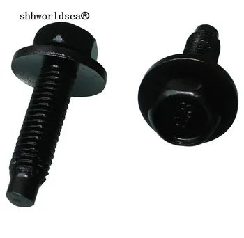 

shhworldsea Free Shipping 100PCS Hexagon self-drilling screw car metal clips auto metal fasteners automotive fastners clip