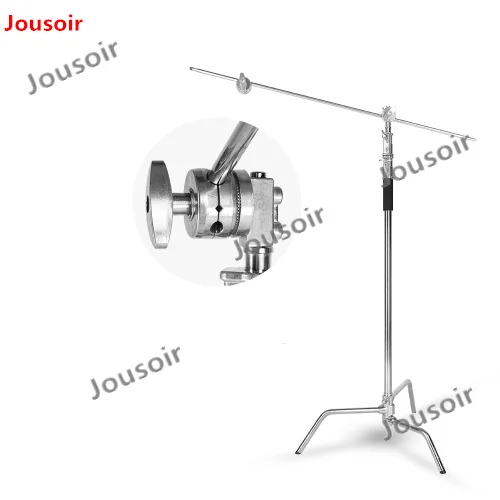 Max-Height-130-330cm-Metal-C-Stand-Adjustable-Reflector-Stand-with-50-128cm-Holding-Arm-and (2)