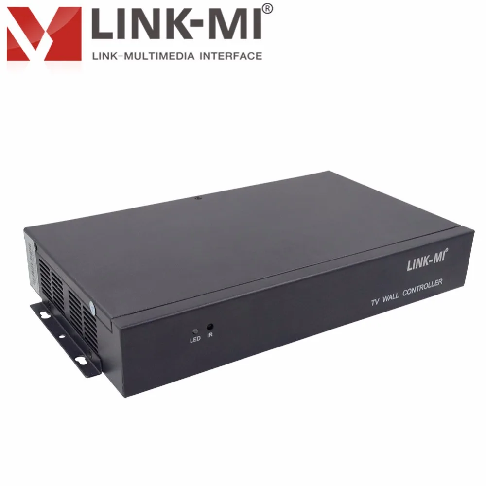 Lm-ТВ 04 контроллера видеостены HDMI VGA AV процессор USB 2x2 четыре изображения шить процессора обработки изображения 4 ТВ показывает экран сплайсинга