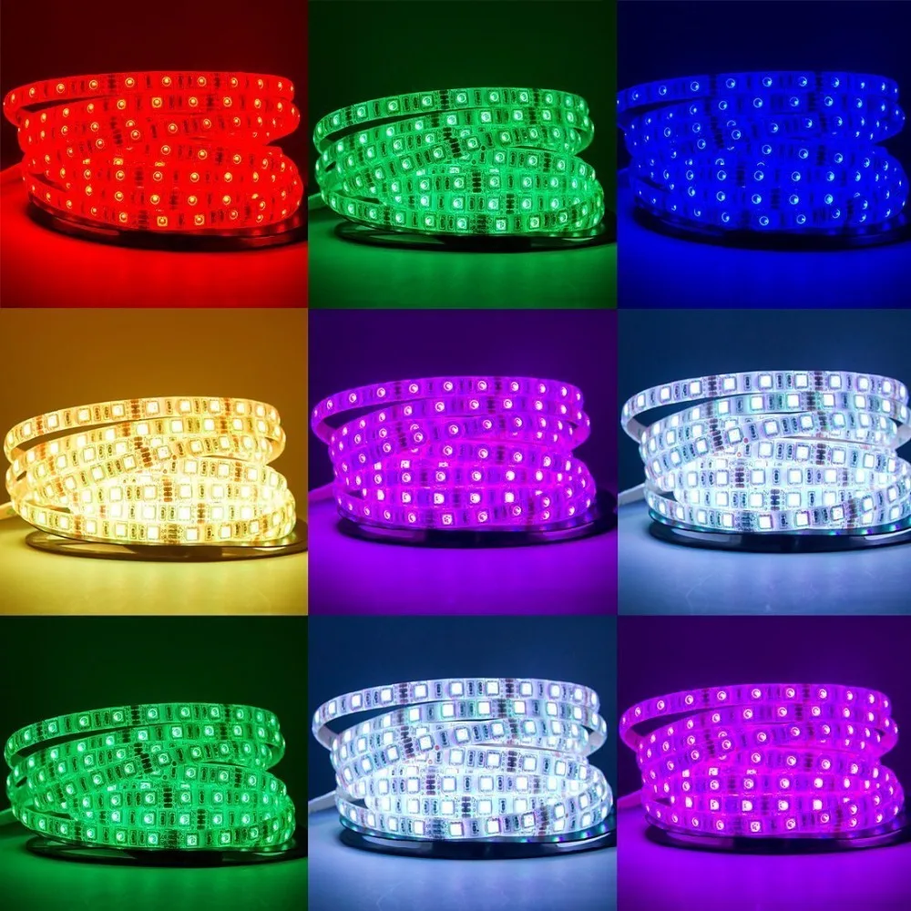 Tiras de Led leds rgb impermeável tira conduzida Geração de Energia : Sempre Ligado