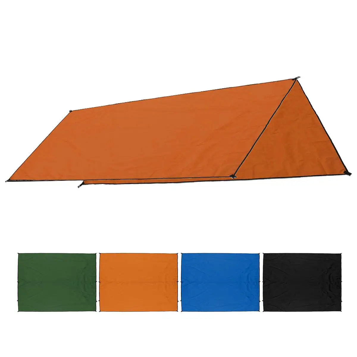 Waterproof Rectangle Awning Sun shading net Sun Shade Sail Outdoor Sun Shelter Picnic Camping Mat Pad Beach Tent Tarp