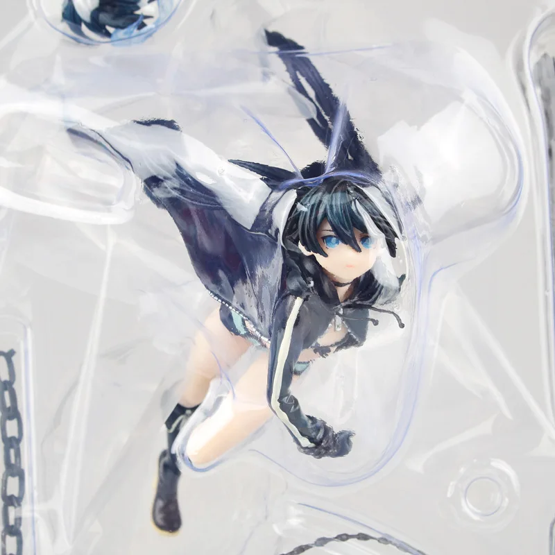 Black Rock Shooter работает анимация версия 1/8 Масштаб Окрашенные ПВХ Рисунок Коллекционная модель игрушки 24 см KT2963