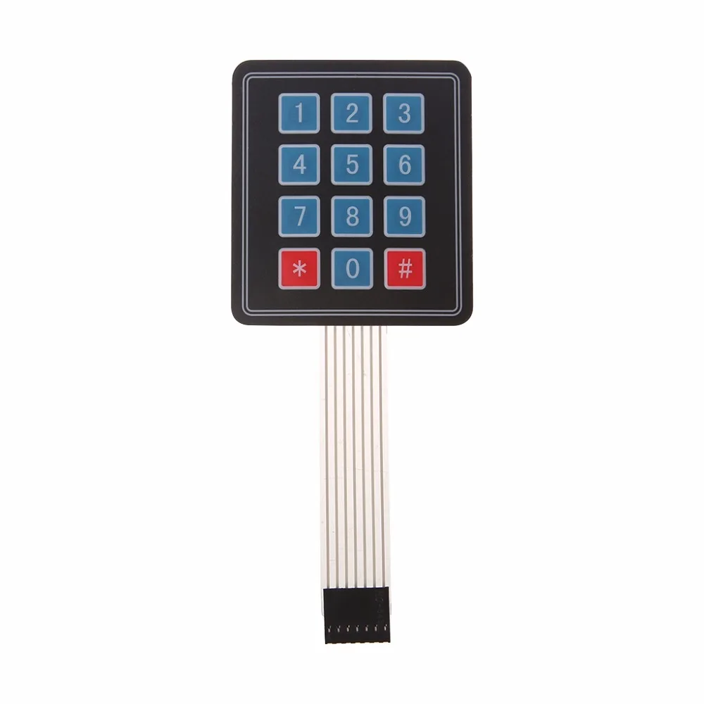 Матричный массив 12 клавиш мембранная клавиатура с переключателем для AVR 4x3 |