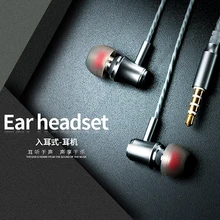 100 шт в ухо проводные наушники гарнитура смартфон сабвуфер с микрофоном для iPh Android