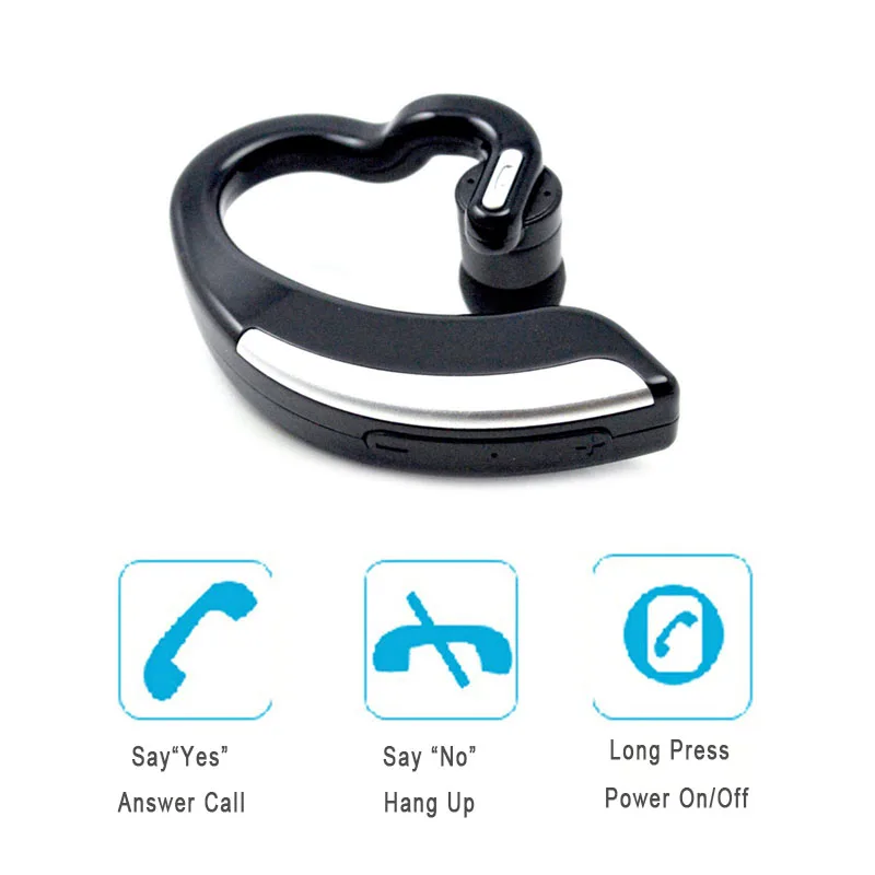 YOU FIRST Wireless Headphones Bluetooth Headset With Mic Ear Hook Earphone Wireless Stereo Headphone For Mobile Phone iPhone