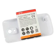 Для Samsung Galaxy S4 mini i9190 Батарея 4300 мАч С Белой Задней Крышкой Для Samsung Galaxy S4 SIV mini i9190