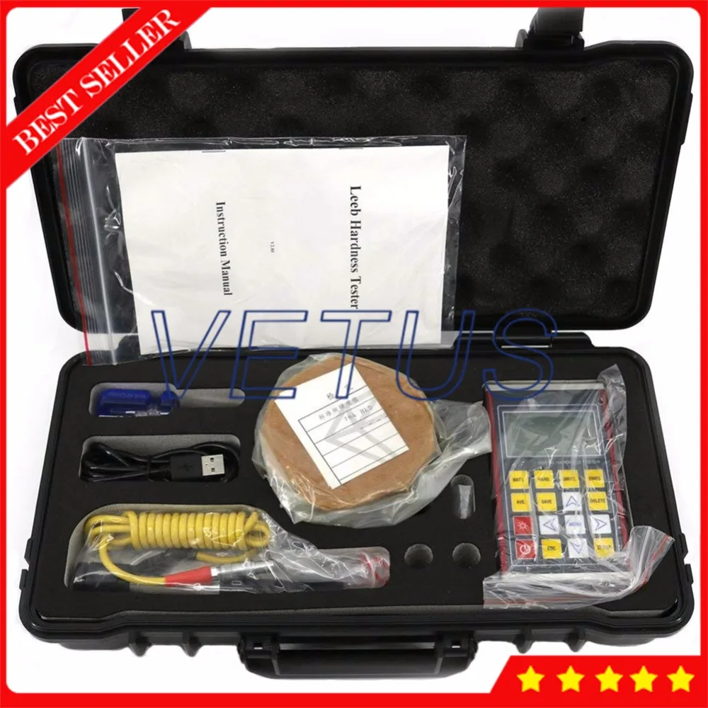 KH200 HL HB HRB HRC HRA HV HS Digital Rebound Leeb Meter Hardness