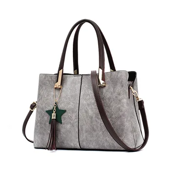 

2017 vintage luxury women handbags leather handbag High quality PU leather tassel shoulder bags Messenger bag bolsa feminina