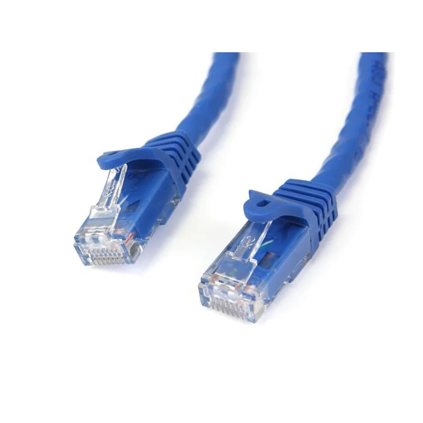 

StarTech.com Cable de Red Ethernet Snagless Sin Enganches Cat 6 Cat6 Gigabit 5m - Azul, 5 m, Cat6, U/UTP (UTP), RJ-45 RJ-45 Azul