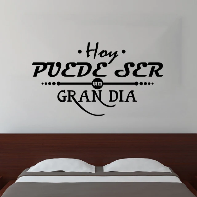 Dia Quote Unique Vinyl Wall Sticker Spanish Quote Un Gran Dia Letterings Wall Decals Dia Quote Unique Vinyl Wall Sticker Spanish Quote Un Gran Dia Letterings Wall Decals