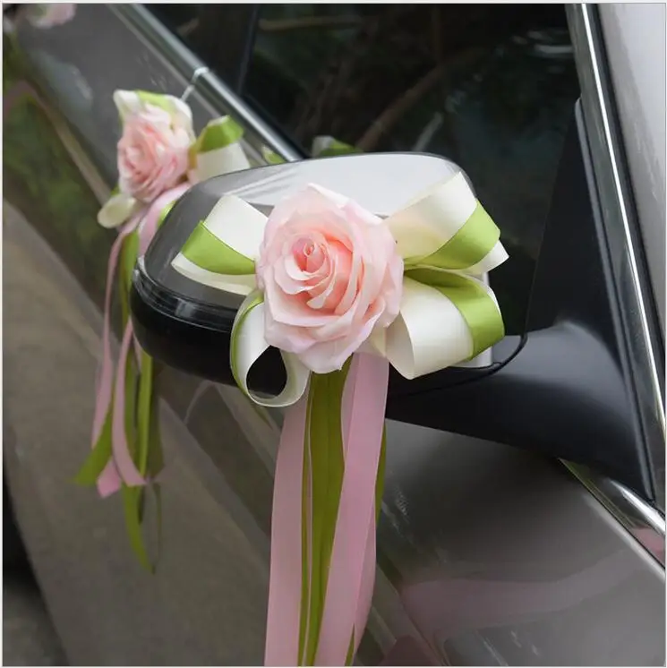 2018 год романтическое свадебное украшение автомобиля