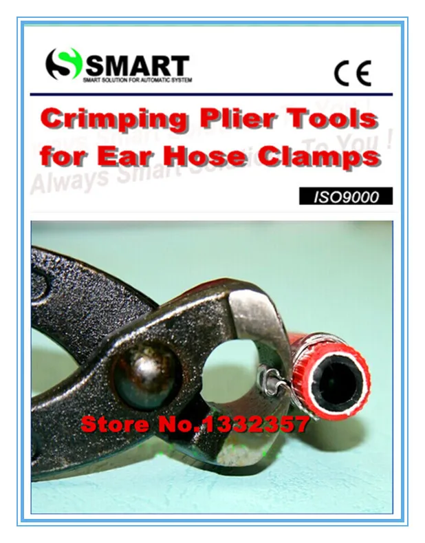 Crimping Plier Tools for Ear Hose Clamps, Stepless Clamps, Single Clips