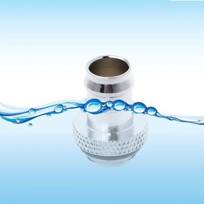 

G1/4 Water Cooling Fitting Chromed Connector Adapter For Computer Heatsink Tube