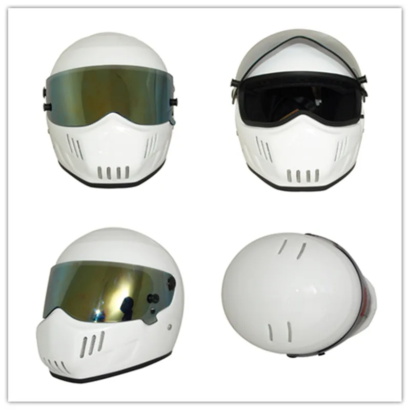 

1996 Motorcycle Helmet for Simpson STYLE Street Pig Bandit For Karting ATV-1 Carbon Drag Full Face Helmet DOT S-XXL