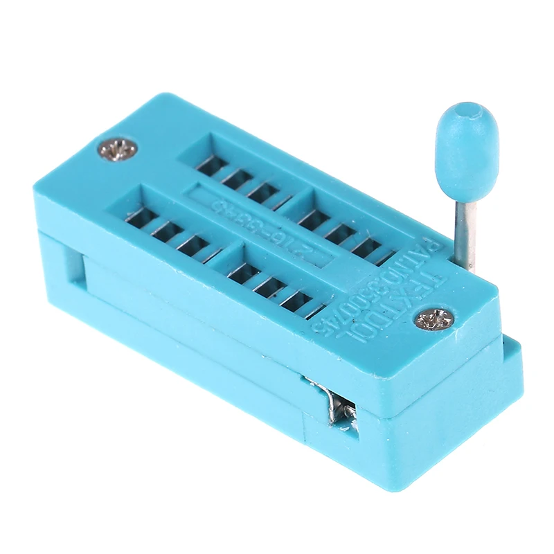 Тестовый адаптер pbt Green Dip16 Zif с разъемом Ic на молнии 16 p контактный разъем Dip Pin 2 54