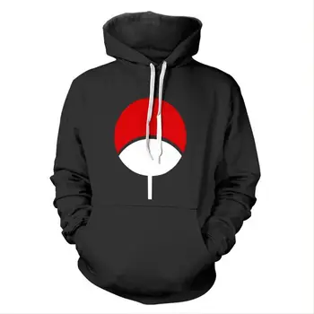 

Naruto Hokage Hoodie 3D Printed Zipper Up Hooded Adult Men Uchiha Sasuke Casual Sweatshirt Hoodies Jacket