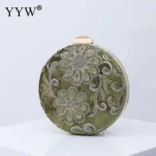 Красная Женская бархатная сумочка с вышивкой, винтажная вечерняя сумочка с блестками и цветком в виде сердца, Свадебный клатч невесты, велюровая сумка, кошелек