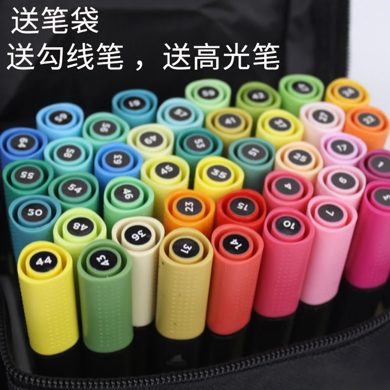 

Quality Goods Dawn Match Beautiful Major Marc Pen Student Fine Arts Design General Purpose 80 Color Comic Head Alcohol Mark Pen