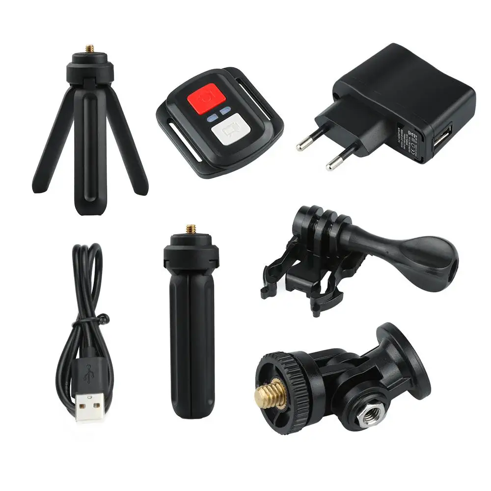 360 Degree Panoramic VR Camera 12MP Wifi 2.7K Dual 220 Wide Angle Fisheye Lens Mini Sport Action Camera App Control