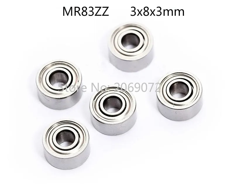 

10pcs Miniature Model Bearing MR83ZZ 3x8x3mm