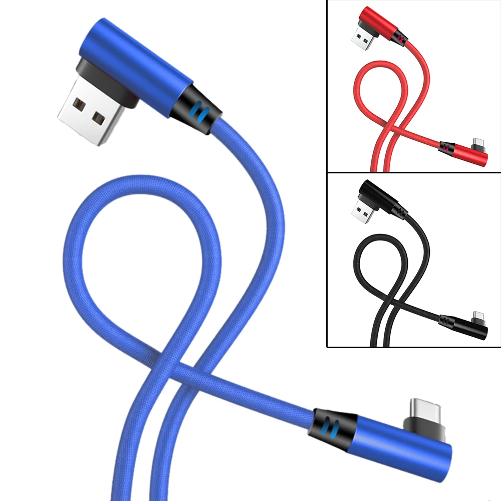 2019 Portable 90 Degree Right Angle USB Fast Data Sync Charging Charger