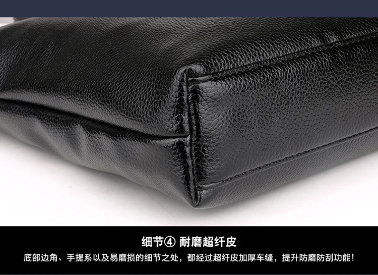 Для мужчин высокое качество классические портфели кожаная сумка для ноутбука Для мужчин сумки на плечо Для мужчин сумки Бизнес портфели