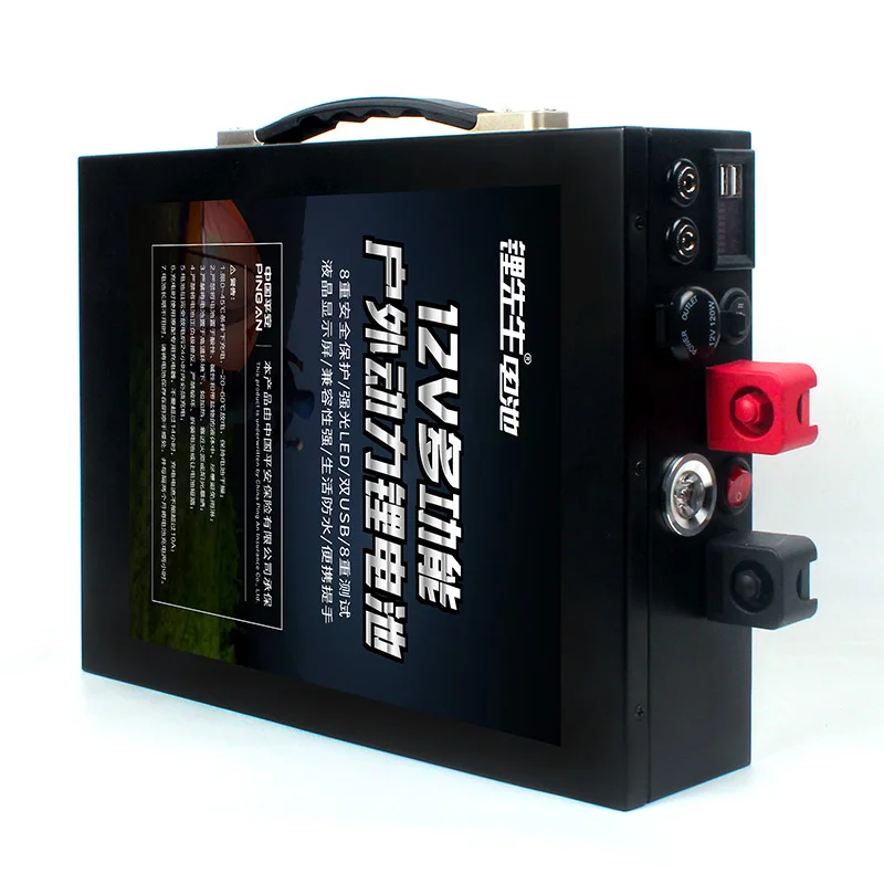 12V аккумуляторная батарея LiFePo4 высокой емкости RV фосфат 14 6 V 60AH 120ah с BMS отправить