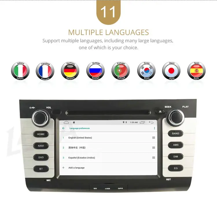 Perfect LJDA Android 9.1 Car DVD Player For Suzuki swift 2004-2010 Car Multimedia Player Stereo GPS Navigation IPS Audio 2 Din Car Radio 13