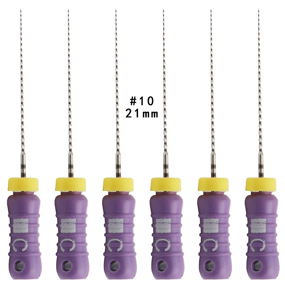 1 упаковка(6 шт.) стоматологический инструмент ручные файлы Endo корневые Канальные файлы эндодонтические файлы 21 мм/25 мм стоматологические Endo C+ файлы хорошего качества - Цвет: 21mm Type 10