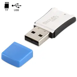 USB 2,0 Micro SD TF чтения карт памяти высокой Скорость Мини Тонкий адаптер для ноутбуков Tablet PC SL @ 88