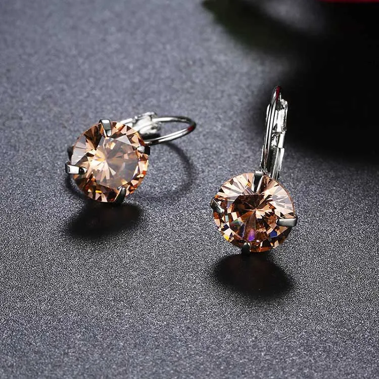 luxury earrings zirconia