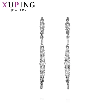 

Xuping Jewelry Elegant Noble Long Earrings With Synthetic Cubic Zirconia for Women Thanksgiving Day Gifts S55-93178