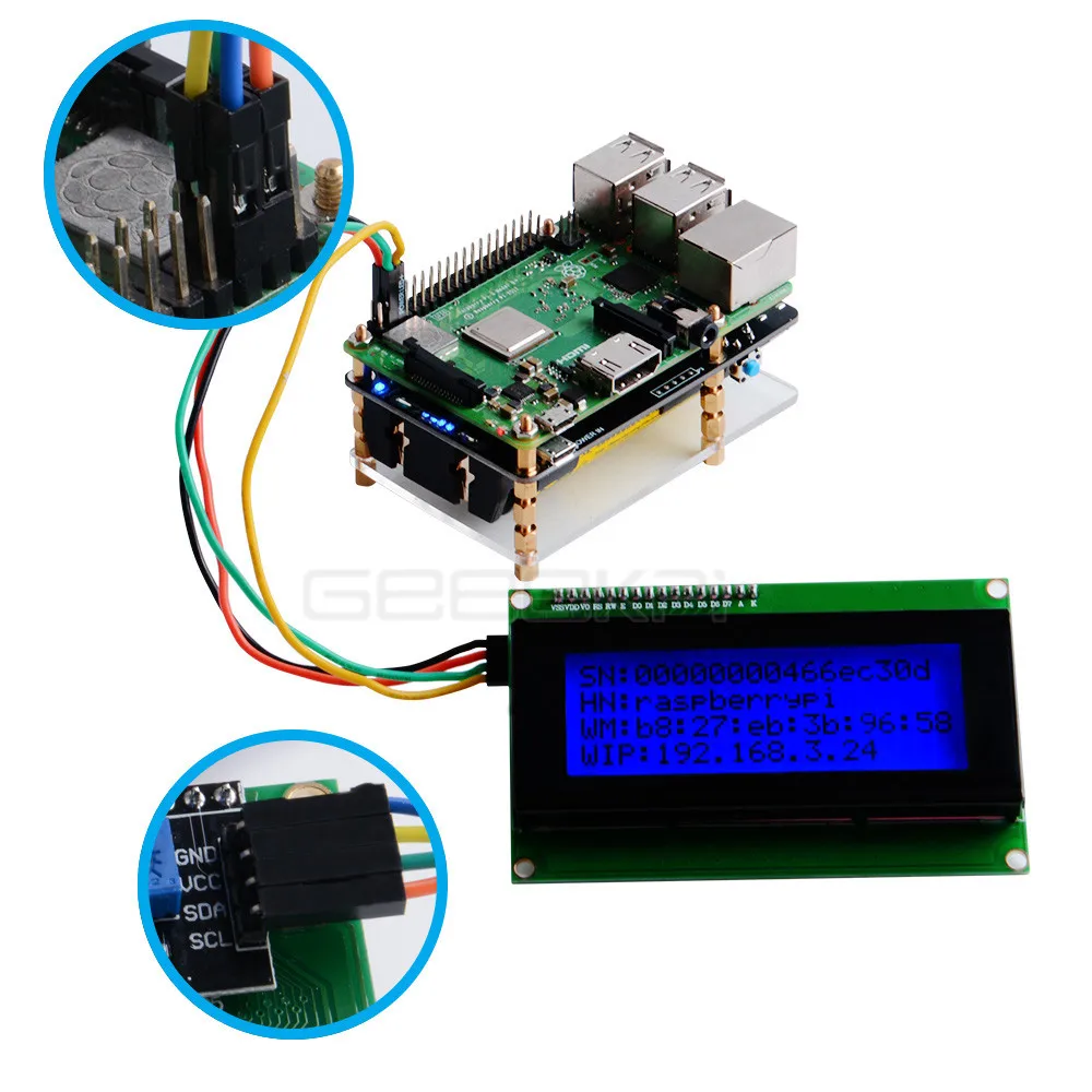 GeeekPi! Межсоединений интегральных схем/I2C 2004 20 х 4-символьный ЖК-дисплей модуль Дисплей Поддержка I2C протокол для Raspberry Pi/Arduino