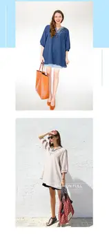 

Summer letter embroidered shirt pregnant women T-shirt V-neck loose T-shirt short-sleeved pregnant women T-shirt casual maternit