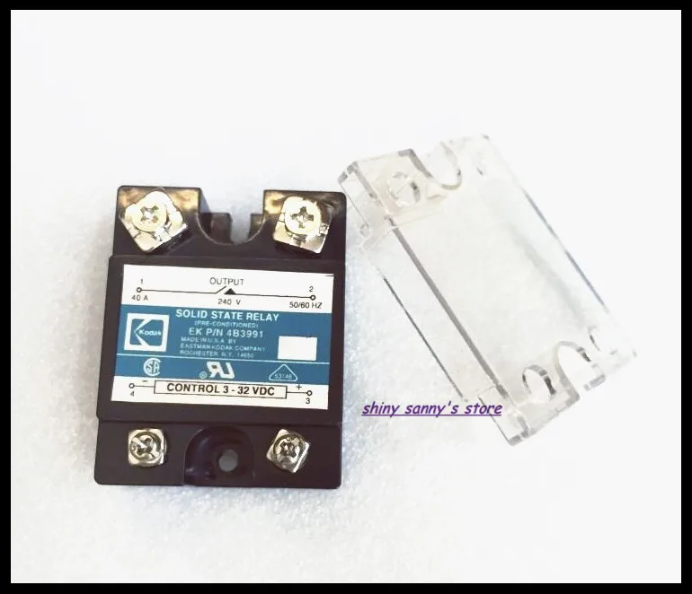 

2~5 Pcs/Lot SSR 40A Input 3-32VDC,Output 240VAC Single Phase Solid State Relay Brand New