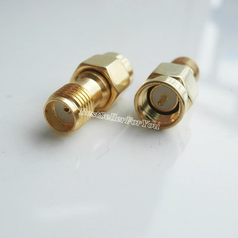 

1Pcs SMA male plug To SMA female Straight RF connector Adapter