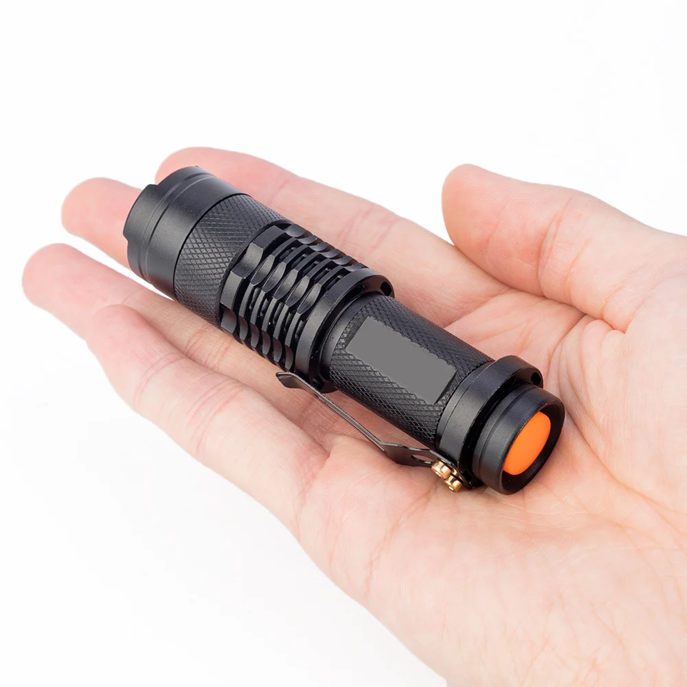 

Mini LED Flashlight Adjustable Zoom Focus Torch Lamp Q5 Penlight AA 14500 Linterna 260Lumens for Outdoor Camping Led Zaklamp Hot