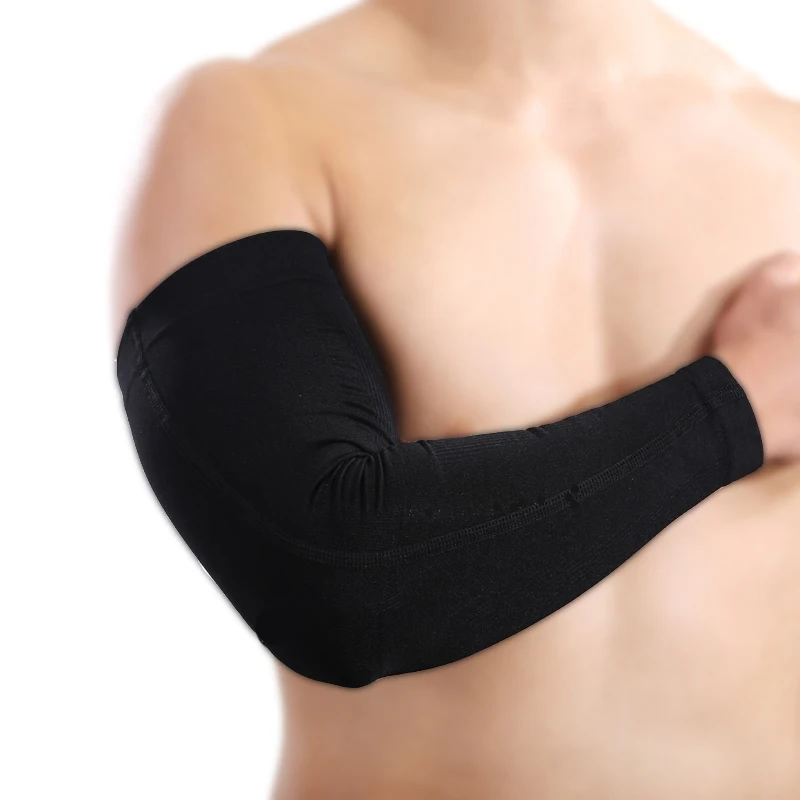 

1 pair 4 colors elastic comfortable spandex nylon lengthen cycling armguards sports elbow arm sleeve pads #STE6001