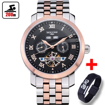 

200m Waterproof Mens Watches Top Brand Luxury Automatic Mechanical Watch Men Full Steel Business Sport Watches Relogio Masculino