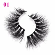 3D настоящие норковые накладные ресницы натуральные накладные ресницы 01