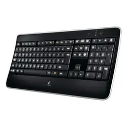 Lotech K800, Inalambrico, RF inalambrico, QWERTY, Negro