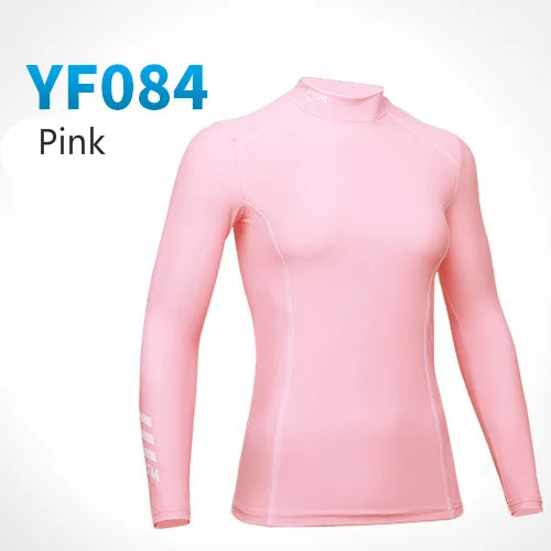 PGM Весна Осень рубашка для гольфа женская спортивная одежда лето, защита от солнца рубашка женская с длинными рукавами дышащая быстросохнущая рубашка - Цвет: pink