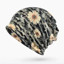 Вырез горловины воротник глава дамы шарф шляпа хлопок камуфляж Открытый лобовое стекло шапка Осень Tide 0240