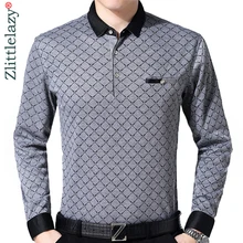 Бренд с длинным рукавом Фитнес рубашка поло для мужчин camisa masculino повседневные рубашки поло с Аргайлом мужские рубашки с полоской одежда Джерси 9360